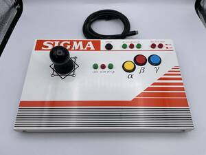*SIGMA Sigma electron joystick G-7 TURBO arcade stick controller PC engine Junk 