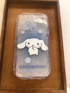 シナモロールキャラクター　軽量　TPU 耐衝撃　iPhone15用ケース　可愛い　スマホケース　スマホカバー　サンリオ