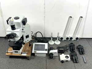 0 OLYMPUS Olympus microscope against thing lens AX80 U-PS FX630 PM-C35DX U-HS U-MCB U-CMAD-2 U-MDOS digital camera etc. [ junk ]
