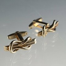 ◆◇ワイヤーワーク /スウィヴル(レバー)式 カフスボタン cuff links FOSTER USA◇◆ヴィンテージのお洒落なアクセサリー dby12234-c_画像1