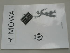 ( large )RIMOWA Rimowa sticker seal regular goods unused goods 