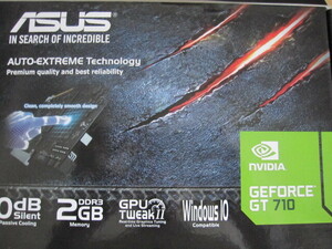 ASUS NVIDIA GeForce GT 710 2GB 2048MB ロープロ対応 ファンレス グラフィックボード