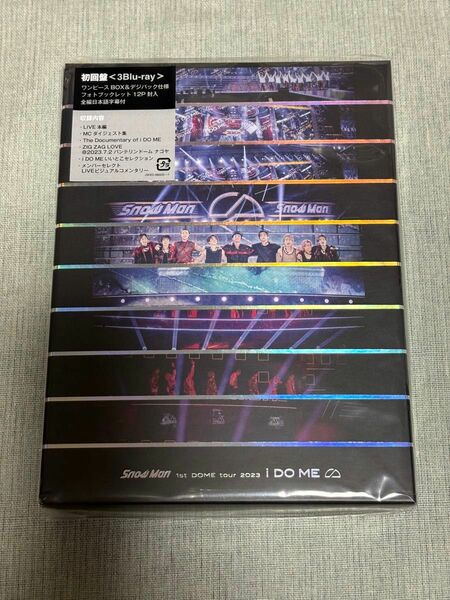 初回盤 デジパック仕様 Snow Man 3Blu-ray/Snow Man 1st DOME tour 2023 i DO ME