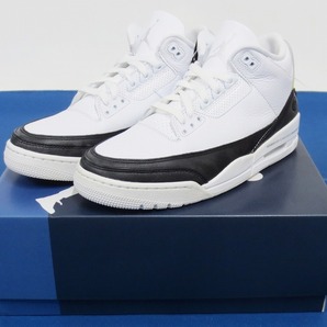 未使用★FRAGMENT DESIGN × NIKE AIR JORDAN 3 RETRO SP 27.5cm DA3595-100 [フラグメントデザイン×ナイキ/エア ジョーダン/AJ3] (5649)の画像1