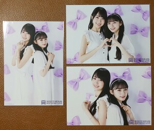 乃木坂46　賀喜遥香　川﨑桜　Web限定 生写真　3種　12周年記念　2shot ver.　コンプ