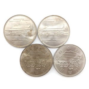 JAPAN MINT 造幣局 EXPO85 御在位60年 記念硬貨 五百円 500円硬貨 4枚 貨幣 【S152323685】未使用