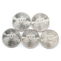 JAPAN MINT 造幣局 御即位記念(平成) 記念硬貨 五百円 500円硬貨 5枚 No.4 貨幣 【Y202723008】中古_画像1