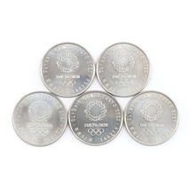 Japan MINT 造幣局 東京オリンピック 2020 百円クラッド貨幣 記念硬貨 第二次発行 100円 5枚セット 貨幣 【M142524014】中古_画像2