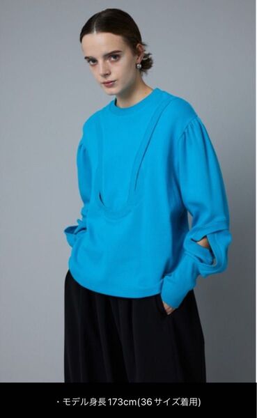 未使用【HeRIN.CYEヘリンドットサイCircle design tops】 長袖