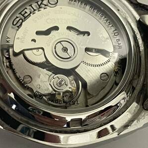 D05004 SEIKO セイコー 5 SPORTS 7S36-00Y0 デイデイト 自動巻き 稼働品 腕時計 メンズ 裏スケの画像9