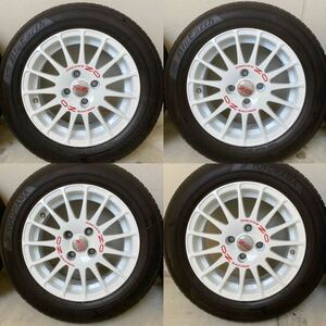 OZ RACING Superturismo WRC スーパーツーリズモWRC 14×6J 36 4H-100 Race White + YOKOHAMA BluEarth 175/65R14 4本セット FIAT ABARTH