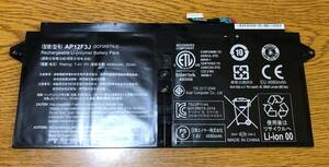 Acer エイサー Aspire S7 391 バッテリー 純正 AP12F3J 21CP3 65 114-2 4680mA 35Wh battery