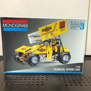 264 未組立 プラモデル 1/24 Monogram 2445 - Pennzoil Sprint Car ペンゾイル ペンズオイル 車 モノグラム