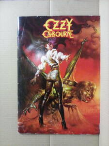 1100円即決■オジーオズボーン Ozzy Osbourne - The Ultimate Ozzy■1986年 Japan Tour パンフレット