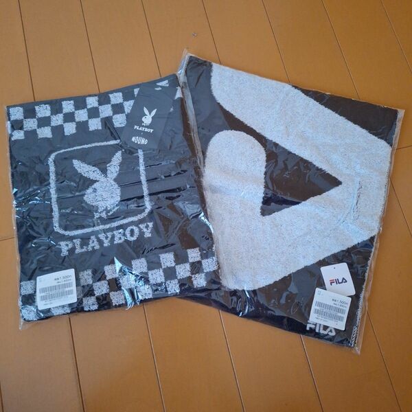 FILA & PLAYBOY　フェイスタオル　スポーツタオル　2枚セット ①