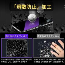 iPhone12 12 Pro ブルーライトカット 強化ガラス フィルム iPhone ガラスフィルム 保護フィルム アイフォン 12Pro_画像4