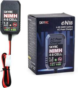 SKYRCニッケル水素バッテリー充電器 TAMIYA互換コネクター 4-8S NiMH電池チャージャー en18