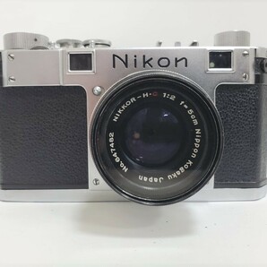 ☆1円～ Nikon S NIKKOR-H・C 1:2 5cm 50mm レンジファインダー フィルムカメラ ニコン 動作未確認☆の画像2