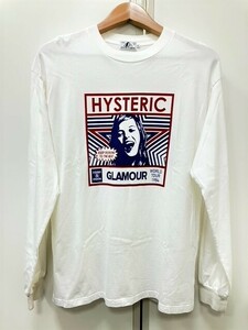 ☆HYSTERIC GLAMOUR ヒステリックグラマー ヒスガール 長袖Tシャツ ロンT サイズ：M 白 レディース☆