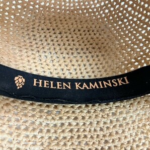 ☆良品 HELEN KAMINSKI ヘレンカミンスキー ラフィアハット 天然素材麦わら帽子☆の画像7