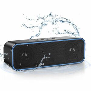 【新品 未使用】Bluetooth スピーカー ブルートゥーススピーカー IPX7防水 ワイヤレススピーカー マイク内蔵 USB Type-C充電 ハンズフリー