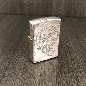 Zippo* Lucky Strike ラッキーストライク　1999年製　ライター オイルライター 喫煙具 シルバー