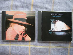 CD　ジョニミッチェル2枚まとめて　Chalk Mark in a Rain Storm＋Night Ride Home　輸入盤・中古品　Joni Mitchell