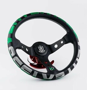 車ハンドル Vertex ステアリング レース専用　スポーツステアリングホイール 330mm（13インチ）　高さ9cm ドリフト FXP19