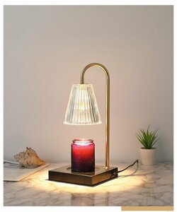  electric stand stone made marble candle warmer bed room lamp wax lamp aroma Sera pi-wa lamp 2 piece attached DENG010