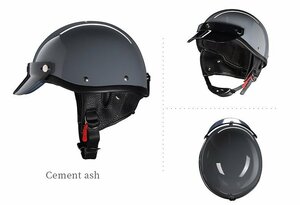 【送料無料】ヘルメットバイクヘルメット ジェットハーレー ヴィンテージ ハーフヘルメット 軽量 ジェットヘルメット S -XLサイズcdp190