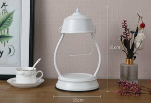ins manner! America electric stand iron made candle warmer bed room lamp wax lamp aroma Sera pi-wa lamp 2 piece attached DENG028