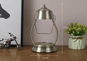 ins manner! America electric stand iron made candle warmer bed room lamp wax lamp aroma Sera pi-wa lamp 2 piece attached DENG029