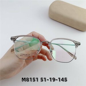 送料無料　眼鏡　メガネフレーム　フルリム　フレーム　金属　度数なし　合金製　レンズ交換可能　男女兼用　色豊富　zh178