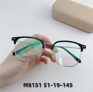 送料無料　眼鏡　メガネフレーム　フルリム　フレーム　金属　度数なし　合金製　レンズ交換可能　男女兼用　色豊富　zh175