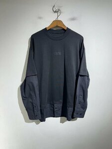 送料無料　メンズ　Tシャツ　シャツ　フェイクレイヤード　長袖　数字　シンプル　S-XL　サイズ選択可　PP215