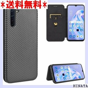 Dingxin OPPO Reno3 A ケース 手帳 ー 全面保護 耐衝撃 OPPO Reno3 A ブラック 235