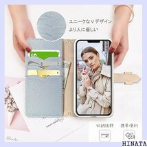 iPhone 13 ケース 手帳型 iPhone 13 しい iPhone13 6.1inch対応 ブルー 1個 378_画像4