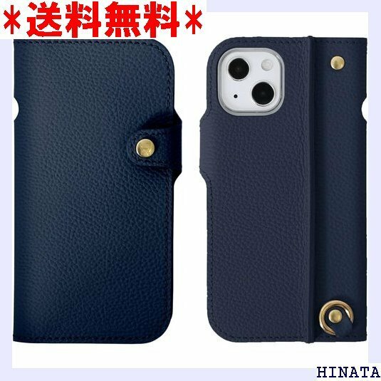 HUKURO iPhone13 手帳型 ケース 抗菌レ グリップ カバー ストラップホール 持ちやすい フクロ 846