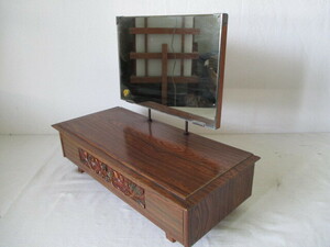 *TA5303* Showa era period dresser / Dream type / drawer . sculpture entering / assembly type 