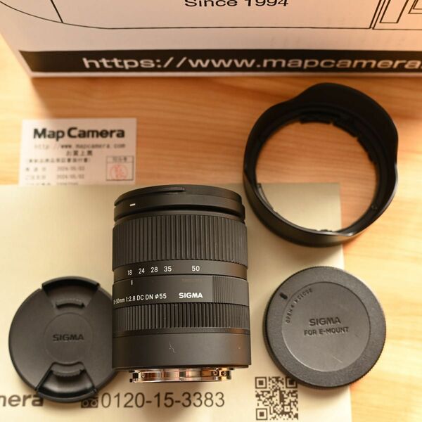 マップカメラ１年保証 美品 SIGMA 18-50mm F2.8 DC DN Contemporary SONY Eマウント