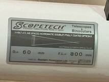 TTJ320 スコープテック SCOPETEC 天体望遠鏡 D=60mm FL=800mm 取説付き_画像3