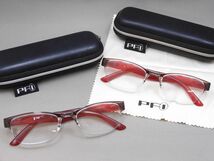 PFI 3.00 リーディンググラス/老眼鏡/メガネ/眼鏡フレーム/アイウェア 2点セット 【g5911y】_画像1