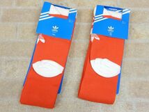 未使用品! adidas/アディダス EURO KNEE SOCK ソックス 2点セット 27cm-29cm 【7814y1】_画像1