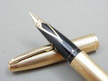 SHEAFFER シェーファー GOLD ELECTROPLATED ペン先 14K/585 万年筆/筆記用具/文房具 【7839y1】_画像1