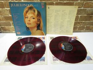 【LP】 DELUXE DOUBLE JULIE LONDON VOL.1 赤盤 ジュリー ロンドン 2枚組 レコード 洋楽　 【1066mk】