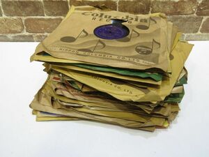 [ not yet inspection goods ] that time thing retro gramophone record SP record various set sale small . dancing small . length . poetry ... other present condition delivery [1143mk]