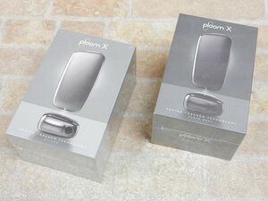 未開封品!! Ploom X / プルーム X 加熱式タバコ/喫煙具 2点セット 【5514y1】