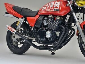 XJR400 ワルツ機械曲げ　フルエキゾーストマフラー ブラック