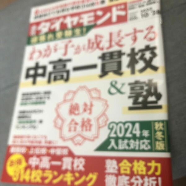 週刊ダイヤモンド ２０２３年１０月２８日号 （ダイヤモンド社）