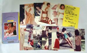 当時物 三田寛子 生写真15枚セット　Atago　photo snack『スペインからのラブレター』フォト・スナック